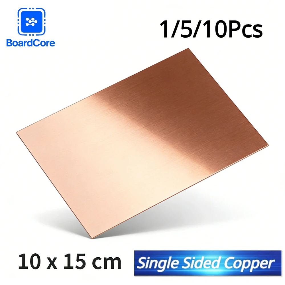 1/5/10 Stück FR4 Einseitig Kupferbeschichtete Leiterplatten 7x10cm 7*10CM Laminat-Leiterplatten-Set für DIY-Elektronik Image