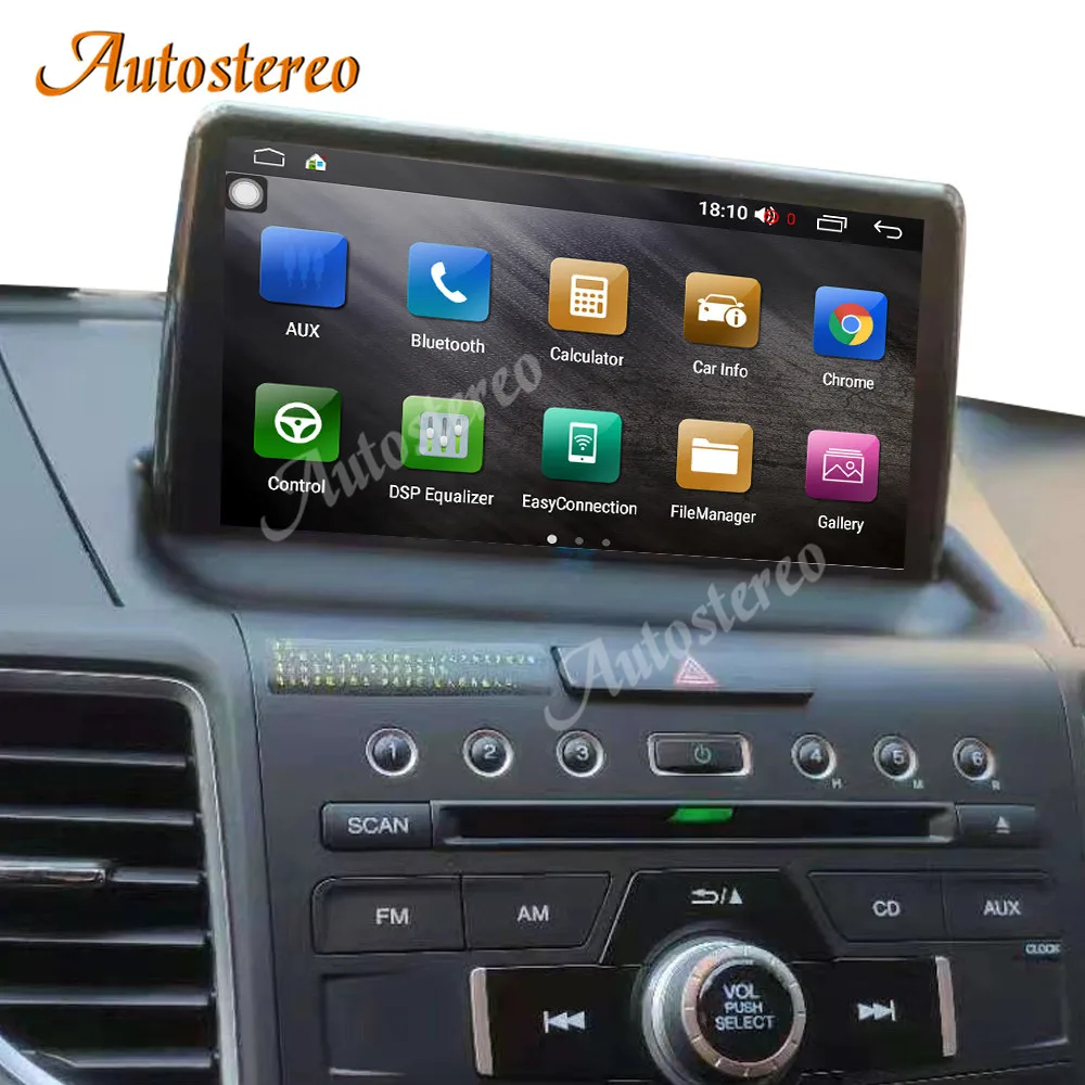 Android 14 Carplay Auto GPS Navigation Für Honda CRV 2012-2016 Kopf einheit Multimedia Player Auto Stereo Auto Radio band Recorder Image