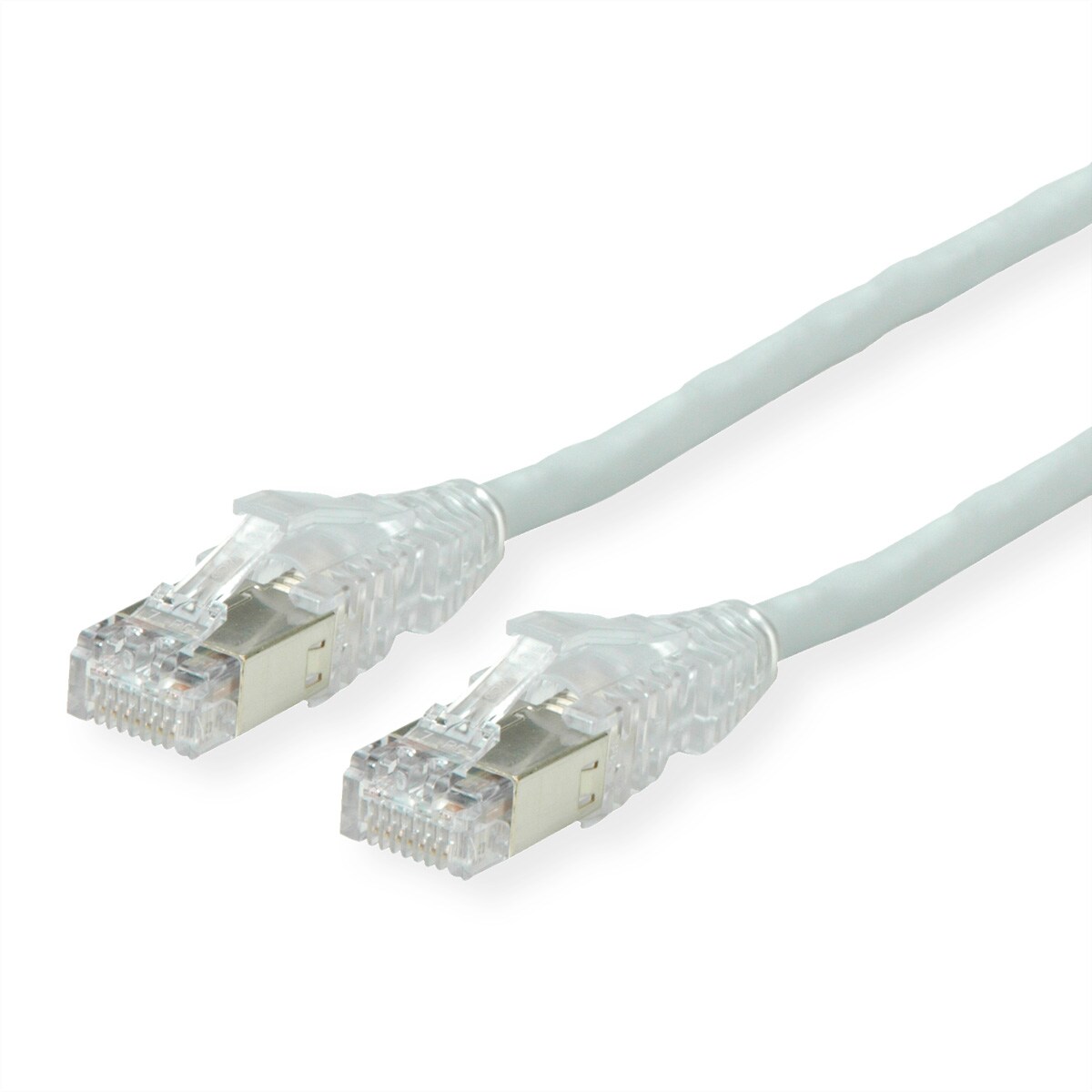 SECOMP DÄTWYLER Patchkabel Cat.6A (Class EA) S/FTP, CU 7702 flex LSOH, AMP v2, gekreuzt, grau, 7,5 m Image