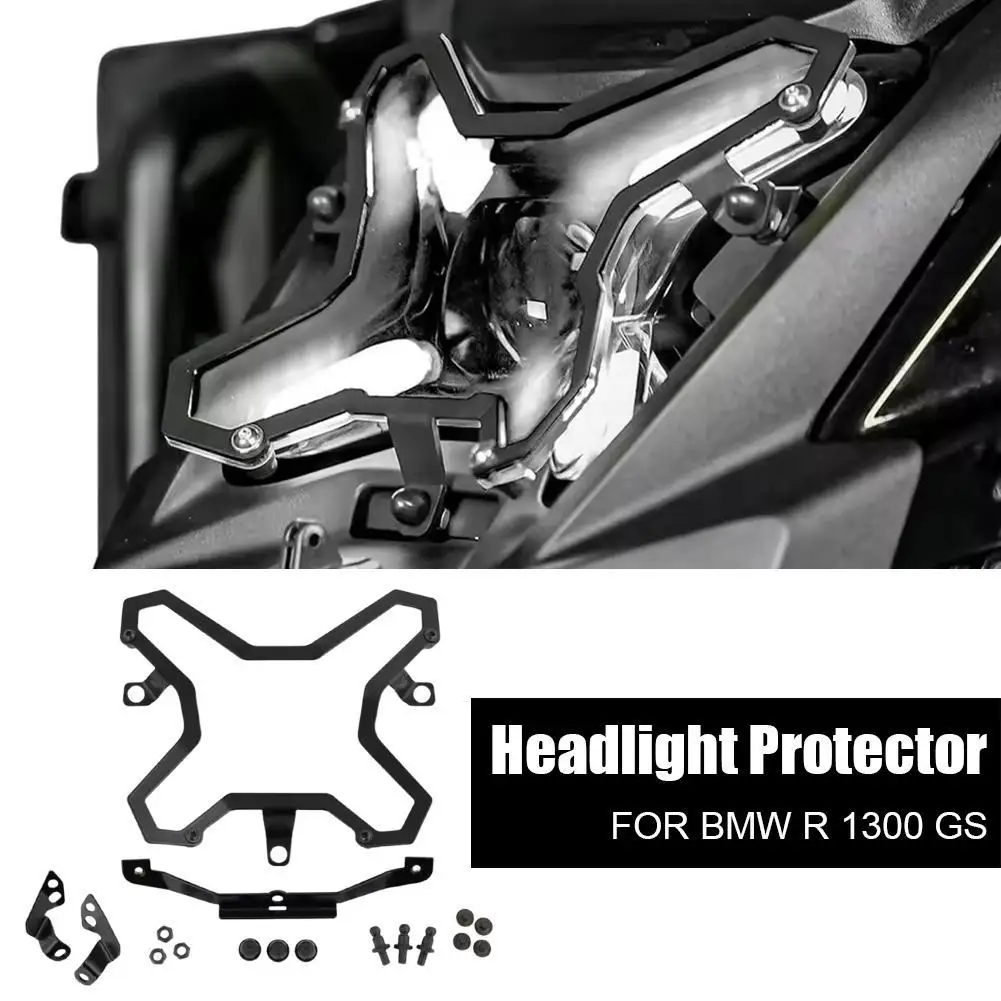 Per BMW R 1300 GS Adventure Accessori moto Protezione griglia faro Protezione copertura protezione faro LED