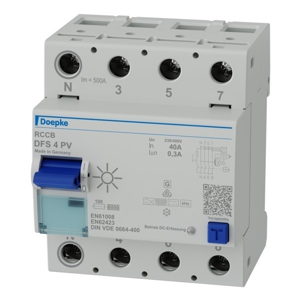 Doepke FI-Schutzschalter DFS4 040-4/0,30-PV 09136804 Image
