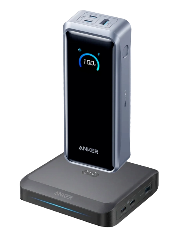 Anker Prime Powerbank (26K, 300W) + Anker Prime Charging Base (150W, 3 Ports) Image