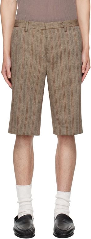 Striped Shorts - Natural - Dries Van Noten Shorts