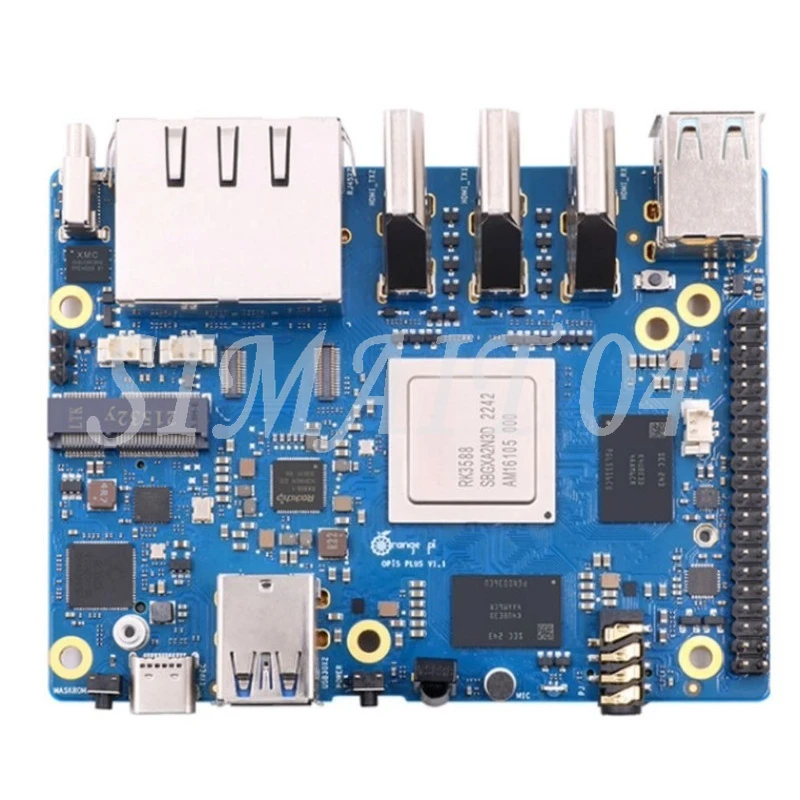 Pi 5 Plus 32GB RAM Einplatinen-Computer RK3588 PCIe-Modul Externes WLAN-BT SSD M2.0 Image