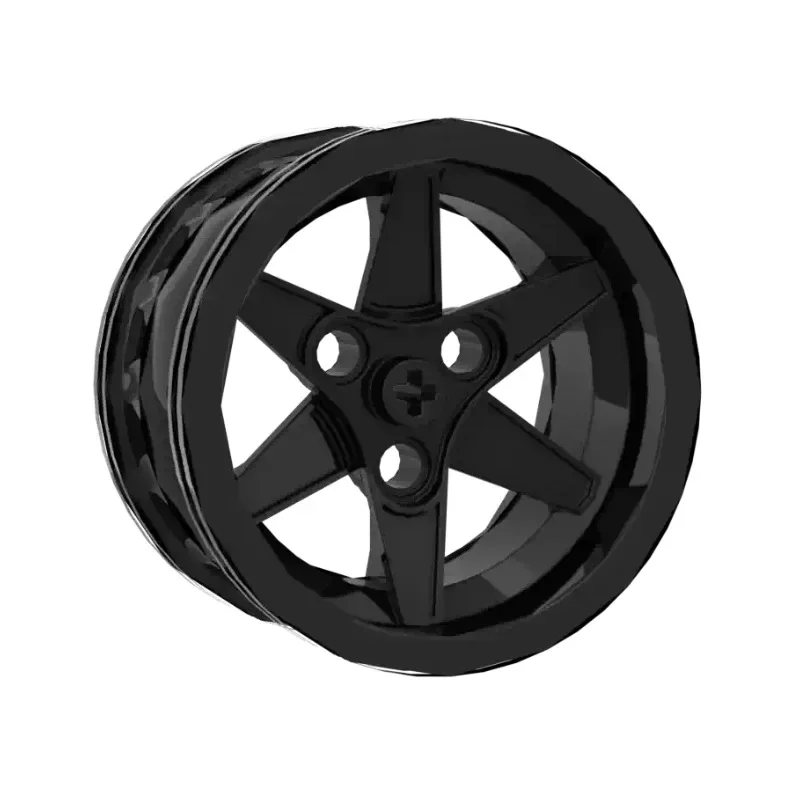 [4 Stück] Modell 44772 68,8x36mm 3-poliges Loch-Autorad, DIY STEM-Bausteine für Kinder, Geschenke für MOC-Kreator-Gruppen Image