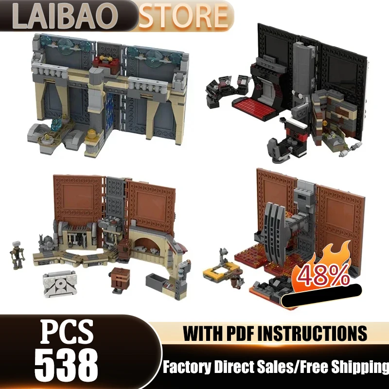 Star Movie Modell MOC Bausteine Todesstern-Haftungsblock Technologie Modulare Blöcke Geschenke Weihnachtsspielzeug DIY-Sets Montage Image