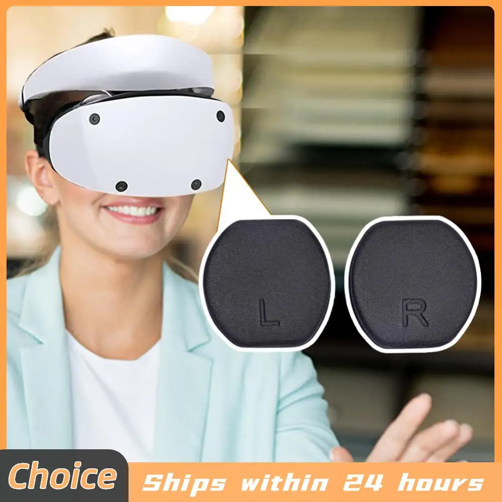 1 Paar Brillenglas-Pads, verdickende Brillenschutzhülle, waschbare Linsenkappen, kratzfest, staubdicht, für PS VR2, PS5-Zubehör Image