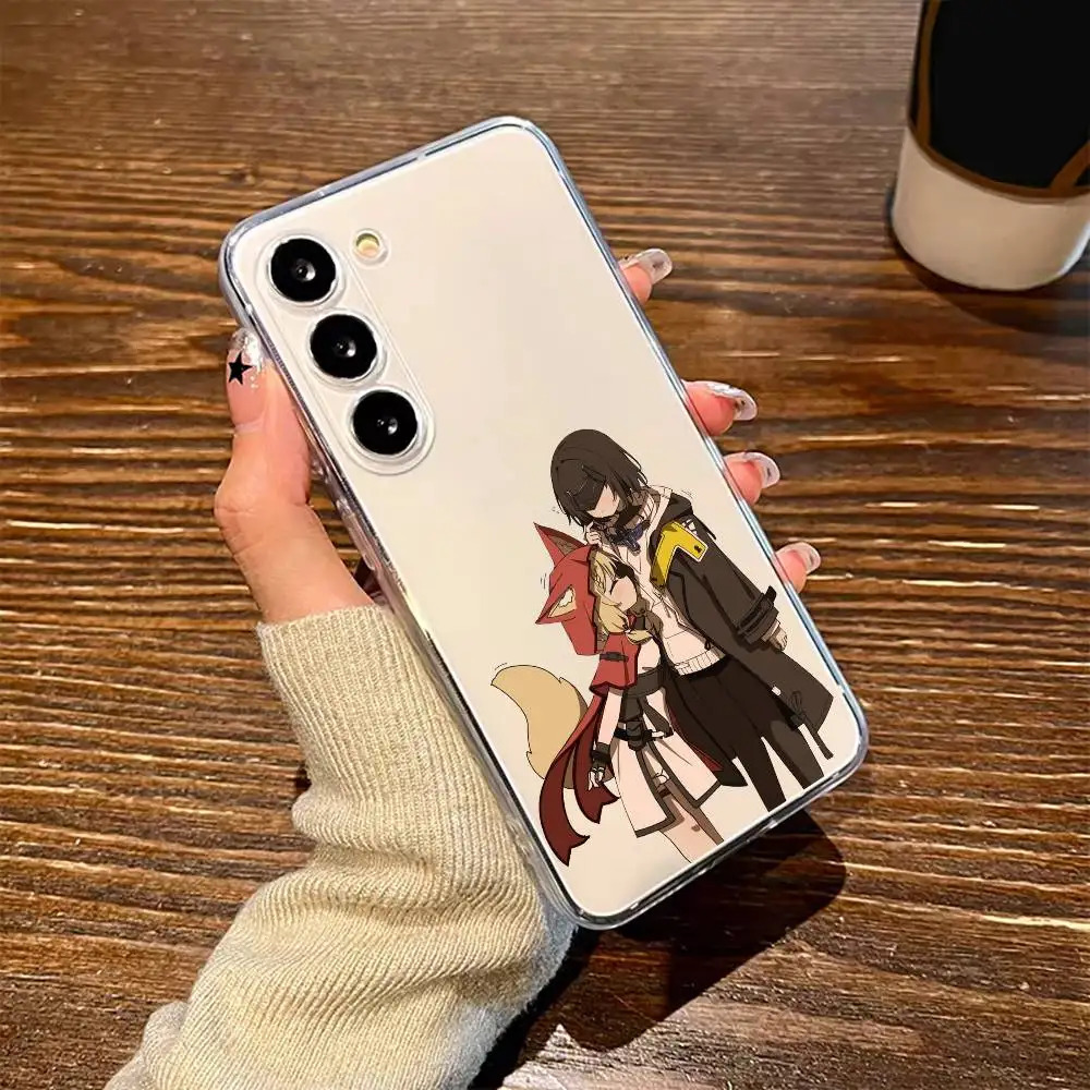 Arknights Enfield Rossi für Samsung A10 A12 A31 A40 A70 Transparente Handyhülle Image