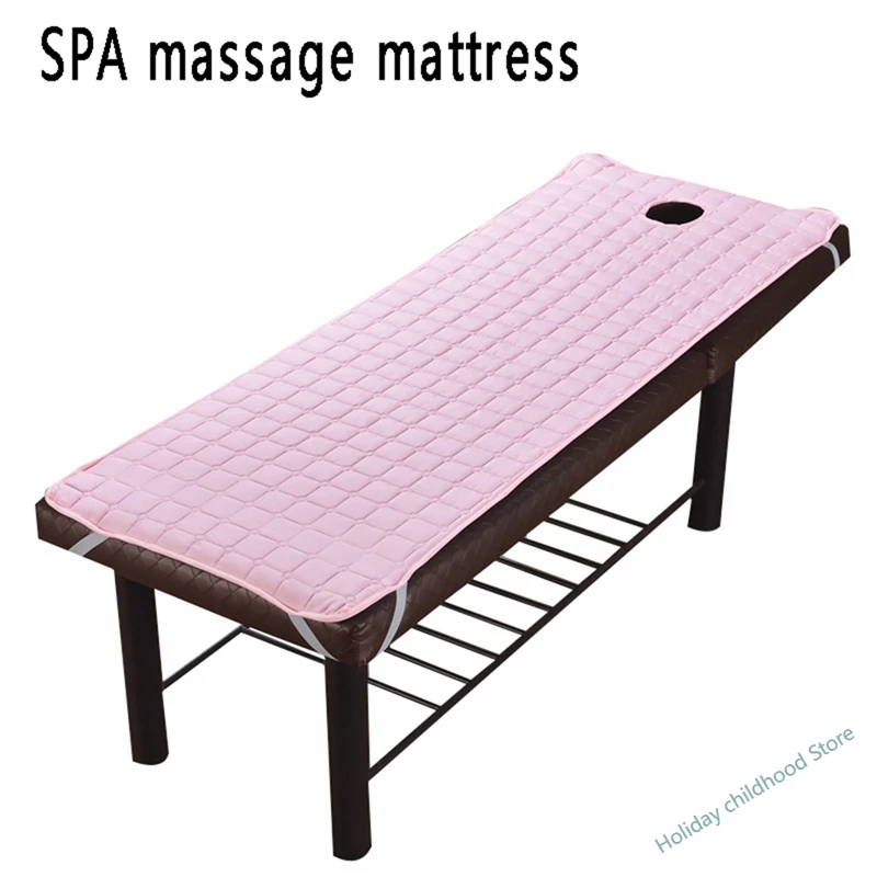 Matratze für Massagetischbett mit Loch, Schönheitssalon-Pad, rutschfestes Kissen 185 x 70 cm Image