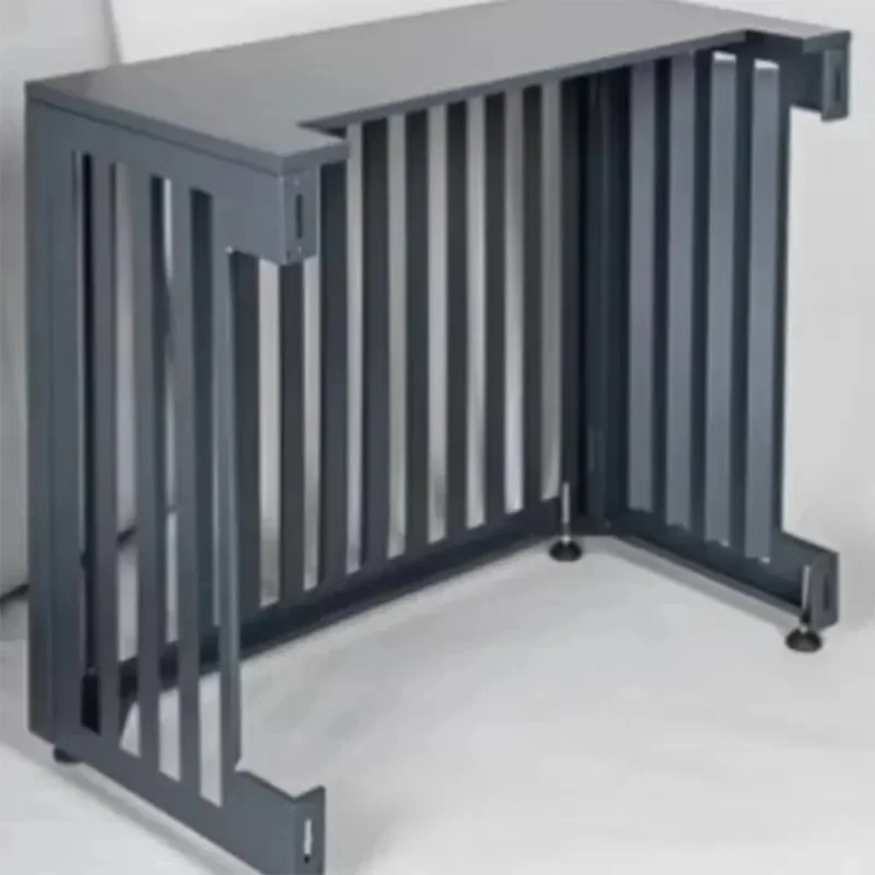 Langlebige Aluminium-Klimaanlagenabdeckung für Außenschutz Wetterfeste Aluminium-Klimaanlagenabdeckung Image