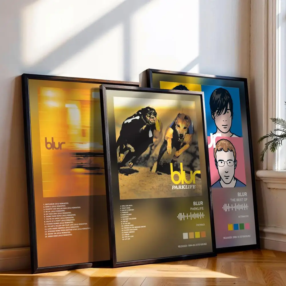 Blur Poster Musik Album Cover für Zimmer Leinwand Malerei Druck Kunst Home Wand Dekor Bild Geschenk Image