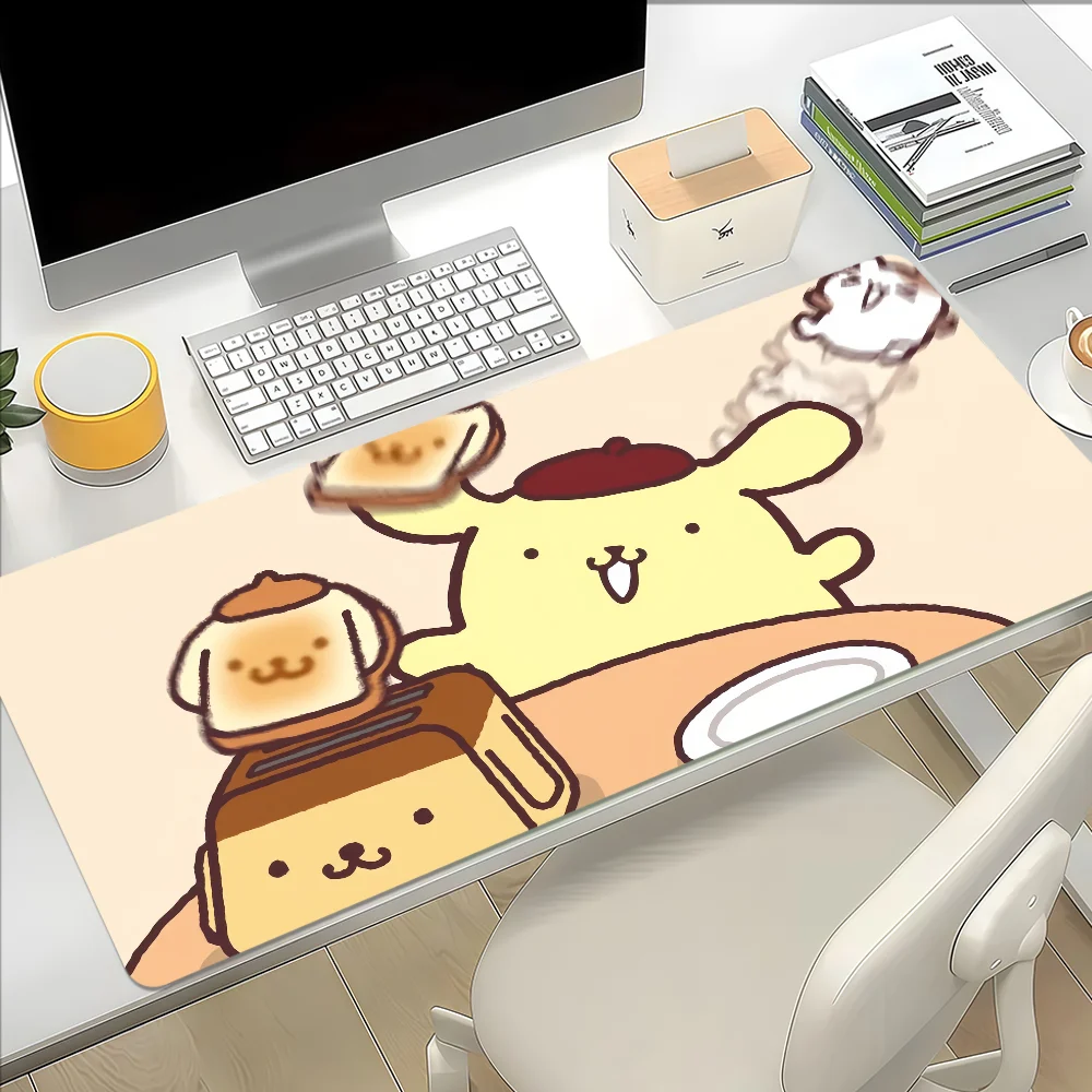 Niedliches P-Pom P-Pom Purin Mauspad, rutschfest, verdickt, großes Schreibunterlage-Kissen mit Lockedge für Büro, Studenten und Gaming Image