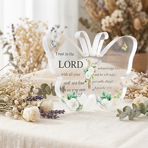 1 Stück, ein herz- und ein schmetterlingsförmiger Dekorationsartikel zum Muttertag. Verschiedene Ausführungen erhältlich. Geeignet als Muttertagsgeschenk und Tischdekoration für Familienfeste. Image