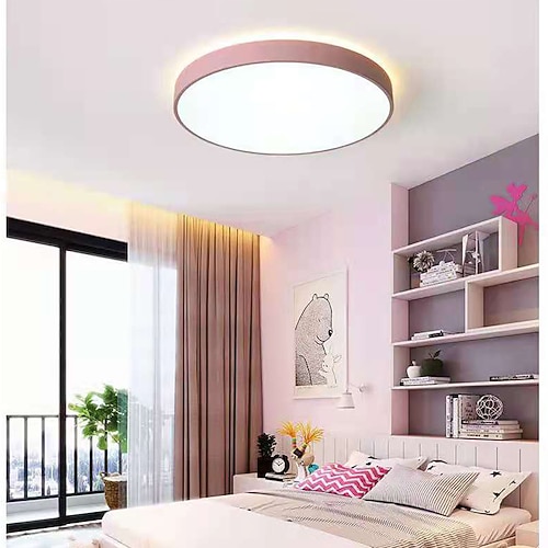 LED-Deckenleuchte moderne runde geometrische Formen Einbauleuchten Metallsektor lackierte Oberflächen modernes Wohnzimmer Esszimmer Schlafzimmer 40cm 50cm 110-120v 220-240v Image