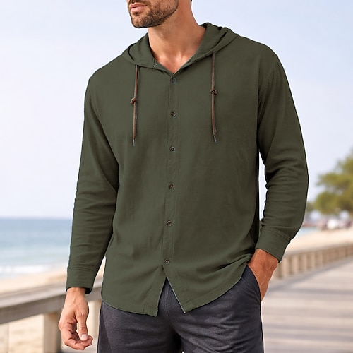 Herren Einfarbig Lauf-T-Shirt Kompressionsshirt Sportshirt Sporttop Sommer Knöpfe Langarm Feuchtigkeitsableitend Atmungsaktiv Fitnesstraining Laufen Joggen Fitness Schwarz Weiß Marineblau Image