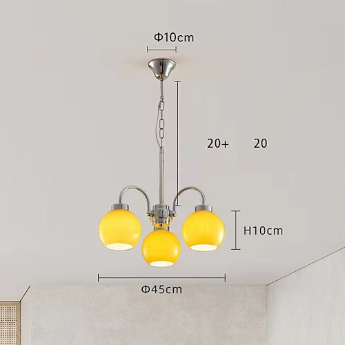 3-Licht 5-Licht 55 cm Sputnik Design Laterne Desgin Kronleuchter Metall Glas Künsterlischer Stil Formaler Stil Moderner Stil Künstlerisch Nordischer Stil 110-120V 220-240V Image