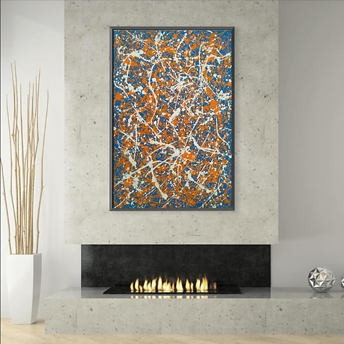 Extra großes, handgemaltes Wandkunst-Abstraxct-Ölgemälde, Wandkunst, Leinwand, Bürogemälde, großes abstraktes Gemälde, große abstrakte Leinwandkunst, Heimdekoration, fertig zum Aufhängen oder auf Image