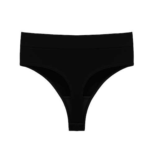 Damen Slips G-Strings Tangas Elastischer BundNightwearBaumwolle Nylon Einfarbig Mode Niedlich Blau Schwarz Weiß Gelb Rosa Winter Frühling Sommer Herbst Winter Image
