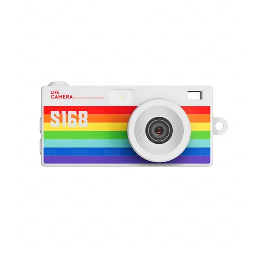 Trendige Minikamera für einen Retro- und farbenfrohen Lifestyle, die erste ultradünne Kamera für mobile Fotografie und hochauflösende Videoaufnahmen (2K).