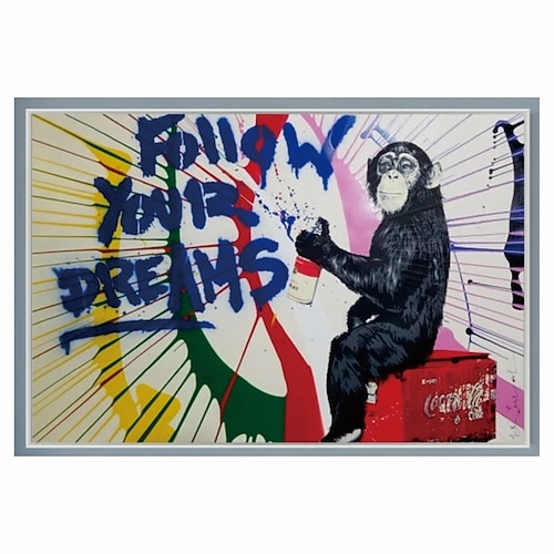handgefertigtes handgemaltes Ölgemälde Wall Street Art Tier Heimdekoration Dekor gerollte Leinwand ohne Rahmen ungedehnt Image