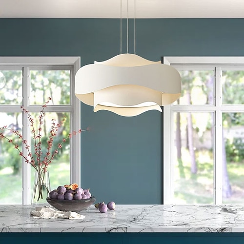 LED-Pendelleuchte Laternendesign 3000-5400k 1-Licht-Ring-Kreis-Design dimmbar luxuriöser moderner Stil Esszimmer Schlafzimmer Pendelleuchten 110-240V Image