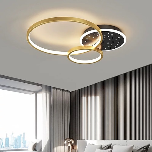 50 cm Kreisdesign Deckenleuchten Metall lackierte Oberflächen modern 220-240 V Image