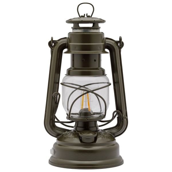 Feuerhand - LED Laterne Baby Special 276 - Kerzenlaterne grau