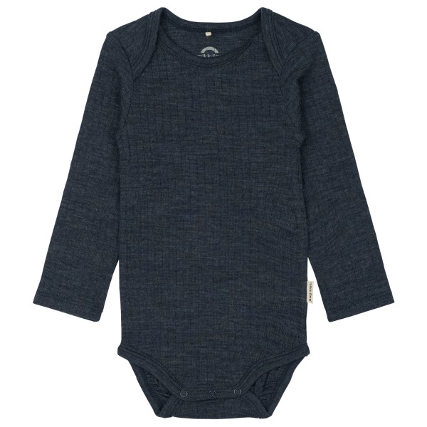 Mikk-Line - Kid's Merino Wool L/S Body - Merinounterwäsche Gr 56 blau
