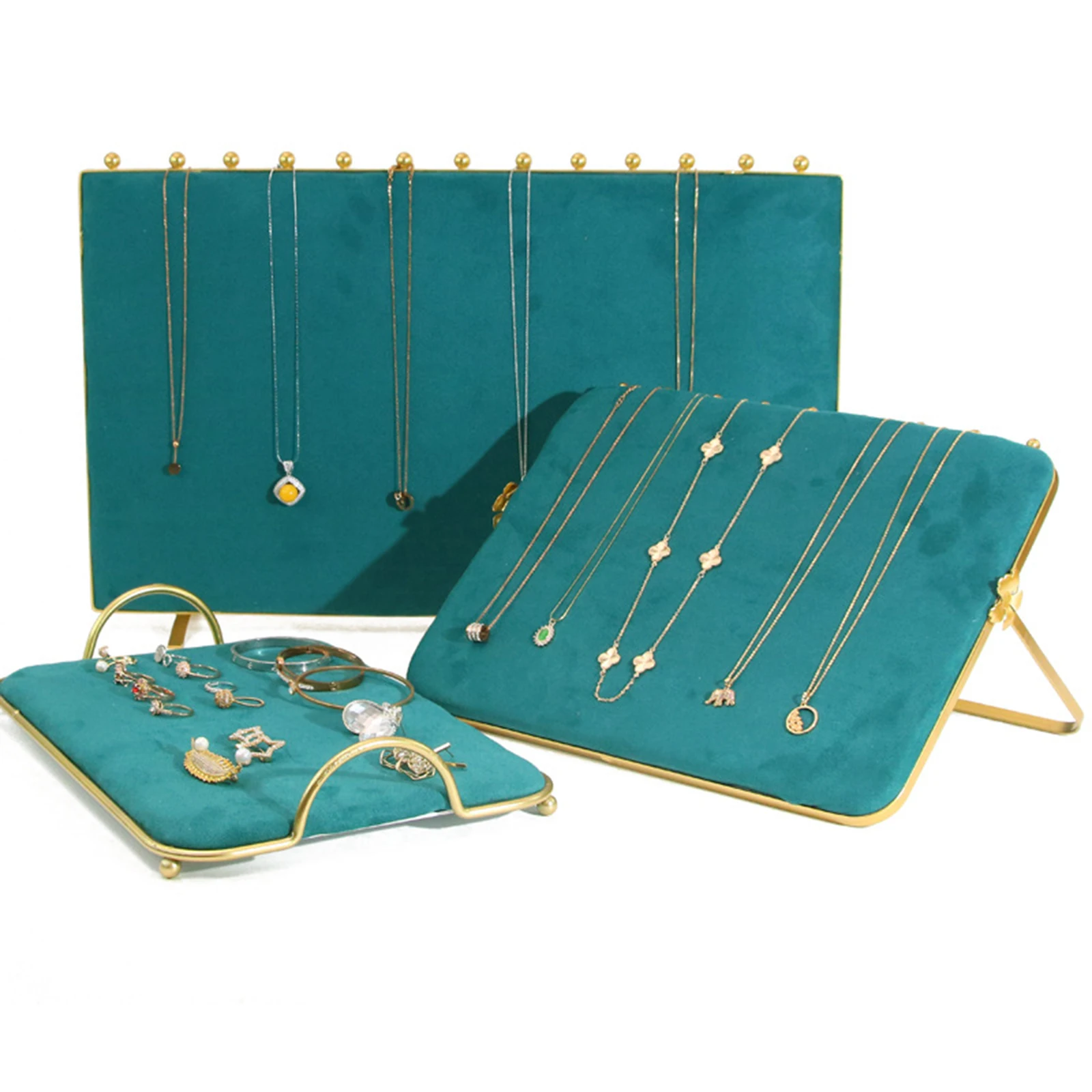 Flanell Halskette Schmuckst änder Veranstalter Lager regal Halter Display Kleiderbügel, für Anhänger Verkauf Einzelhandel geschäft Kommode Vitrine.