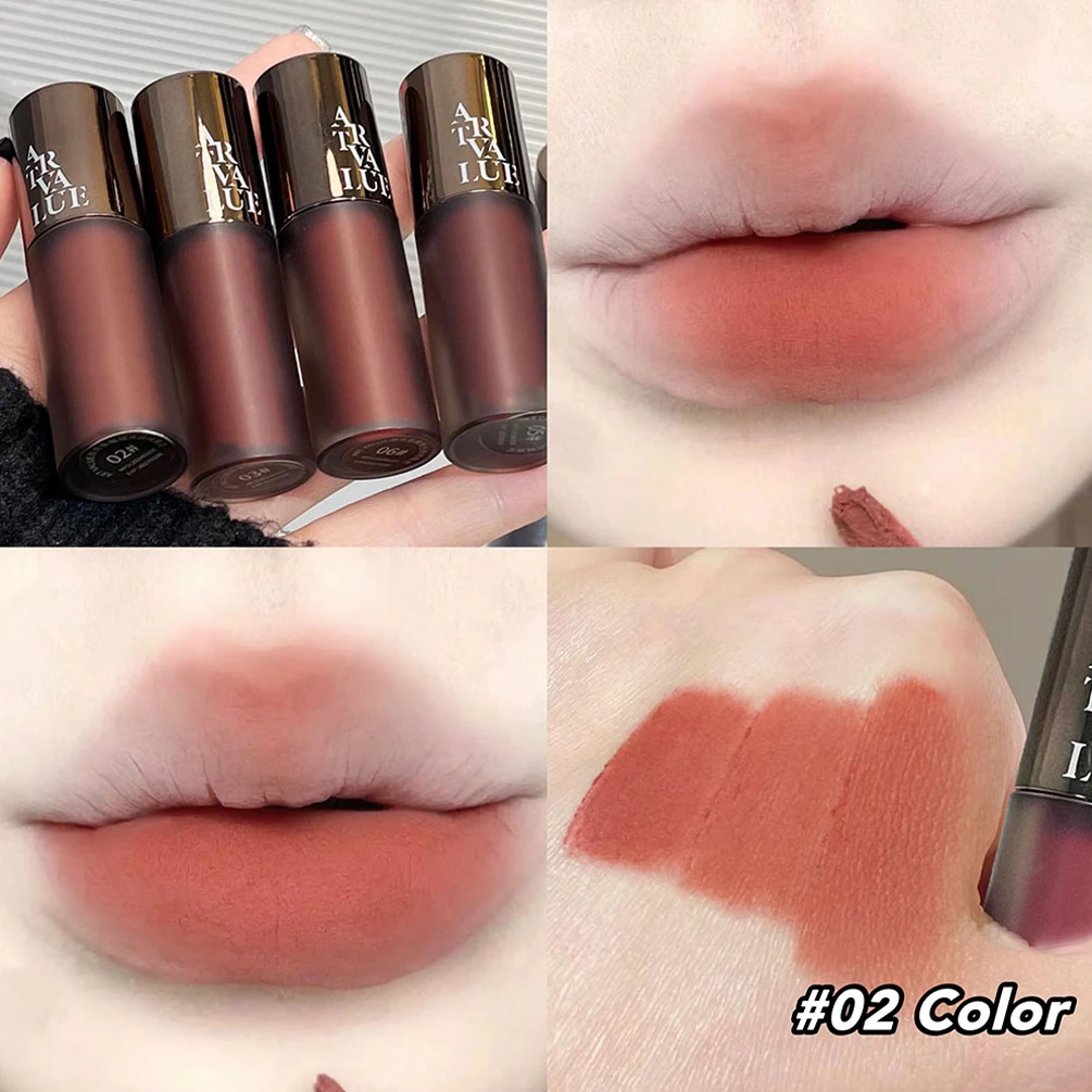 Matte Samt Flüssigen Lippenstift Anhaltende Lipgloss Farbton Wasserdicht Sexy Rot Orange Lippen Make-Up Für Frauen Lip Glasur Koreanische Kosmetik