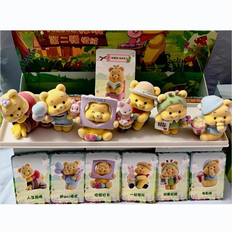 2025 neue heiße Verkäufe Nini Little Bear Blind Box Desktop Ornament Mystery Guess Bags Bär Tierfigur Spielzeug Geburtstag Weihnachtsgeschenk