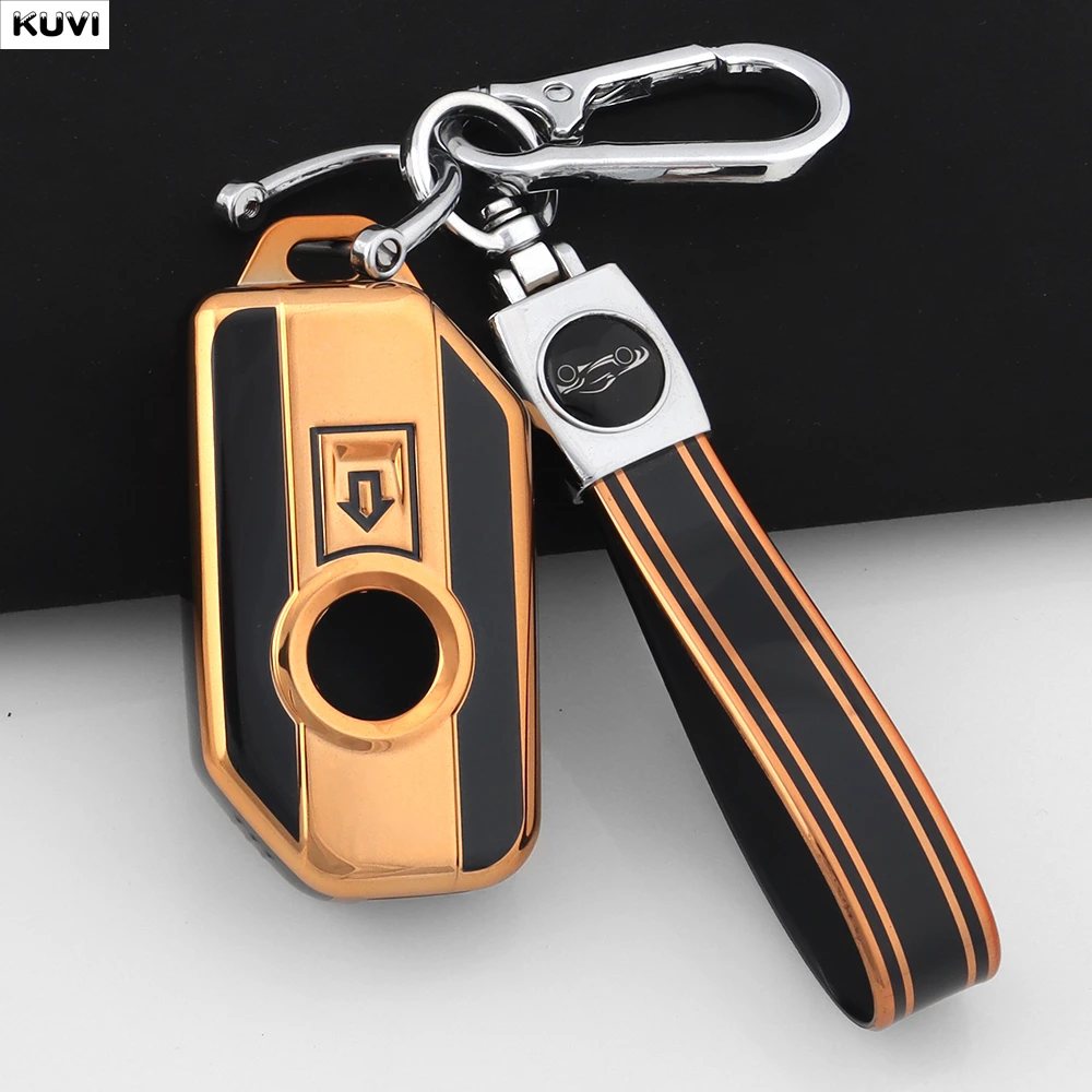 Mode TPU Schlüssel Fall Motorrad Fob Für BMW R1250GS R1200GS C400gt F750GS F850GS K1600B K1600GT R1200RS R1200RT F900R F900XR Image