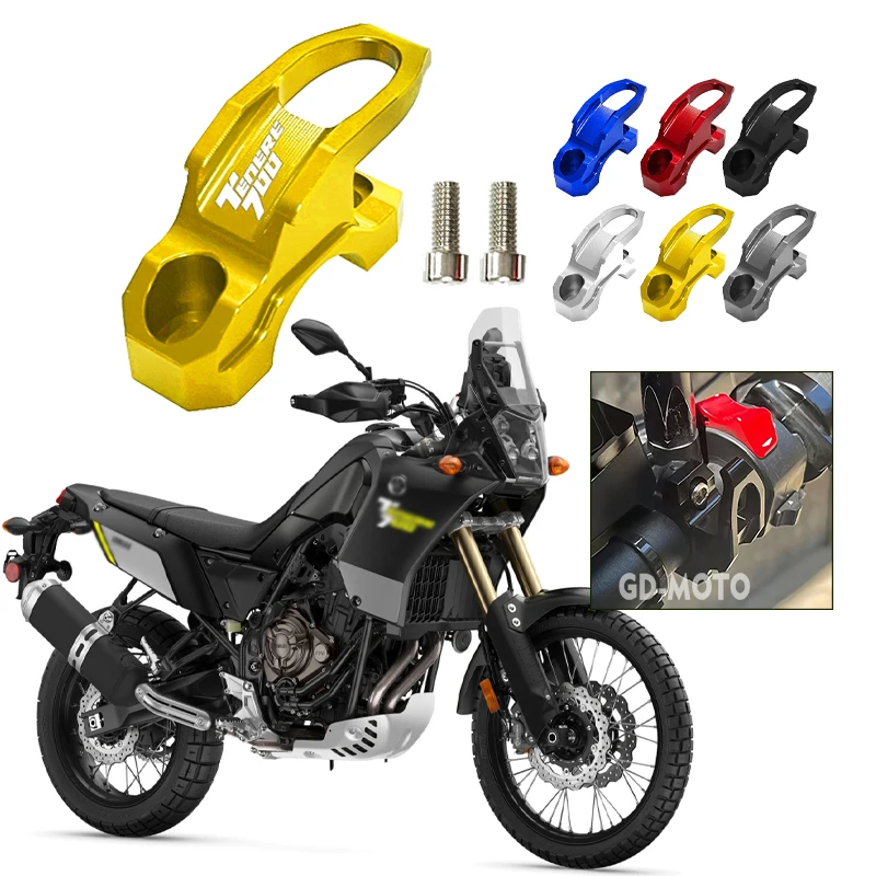 Für YAMAHA TENERE 700 Tenere 700 XTZ 700 T700 2020 2021 Motorrad Zubehör Helm Haken Gepäck Tasche Haken Halter Aufhänger Image