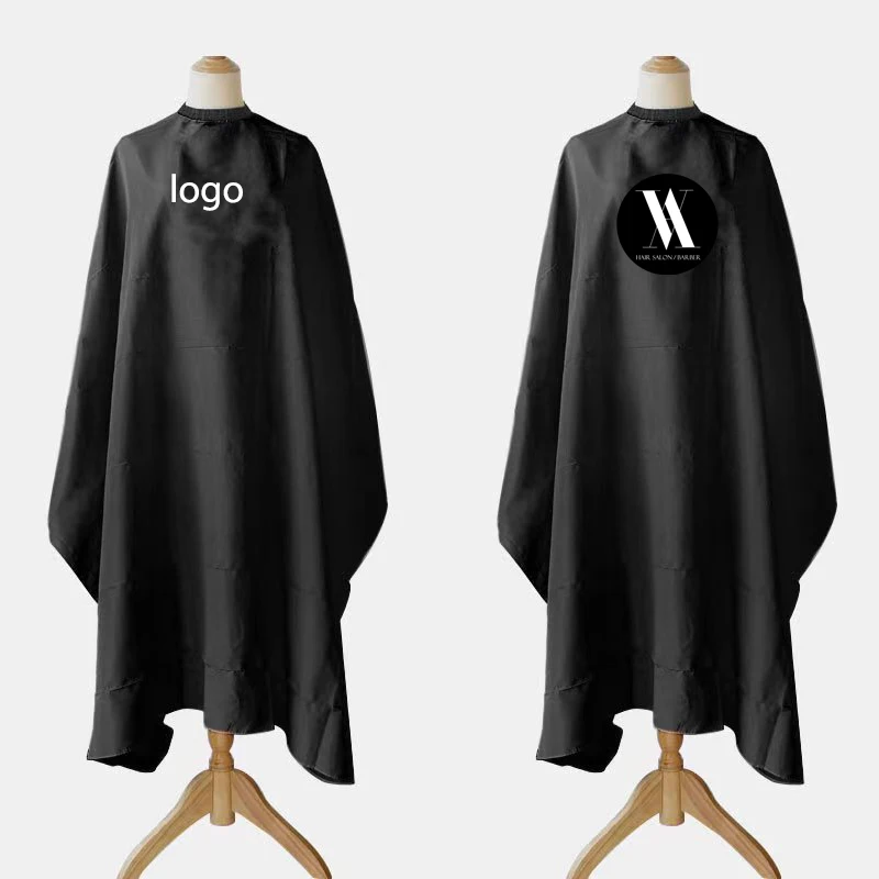 Vielseitige 1,4 x 1,65 m Taft-Friseurschürze für Erwachsene und Kinder, Kapuzenumhang, Salon-Lätzchen, Haushaltsreinigungswerkzeug Image