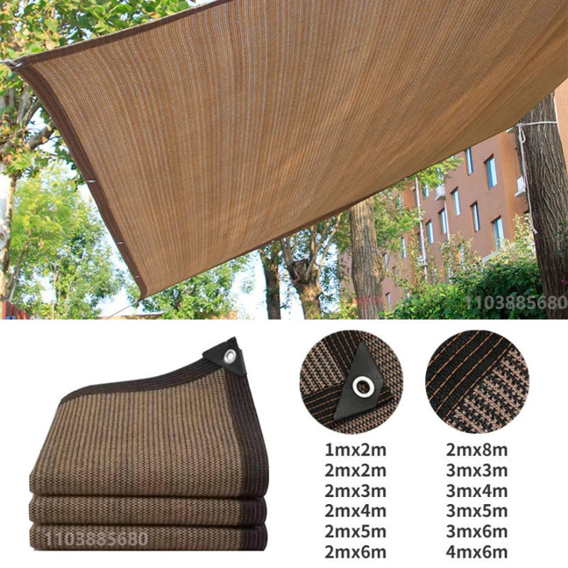 Garten im Freien, Innenhof, Schwimmbad, Parkplatz, Balkon, Sonnenschutznetz, UV-beständiger Sonnenschutz, Pflanzenabdeckungsnetz Image