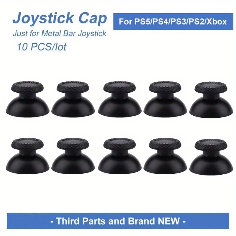 10 stücke Ersatz Thumbsticks Analog Für PS5/PS4/PS3/PS2 Controller Zubehör Joystick Caps Reparatur Teile Für XBOX ONE /360