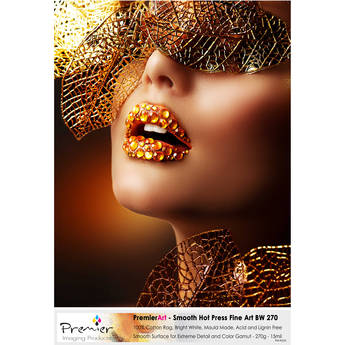 Premier Imaging Smooth Fine Art Bright White Paper (270 gsm, 8.5 x 11", 25 Sheets) 2222-85113