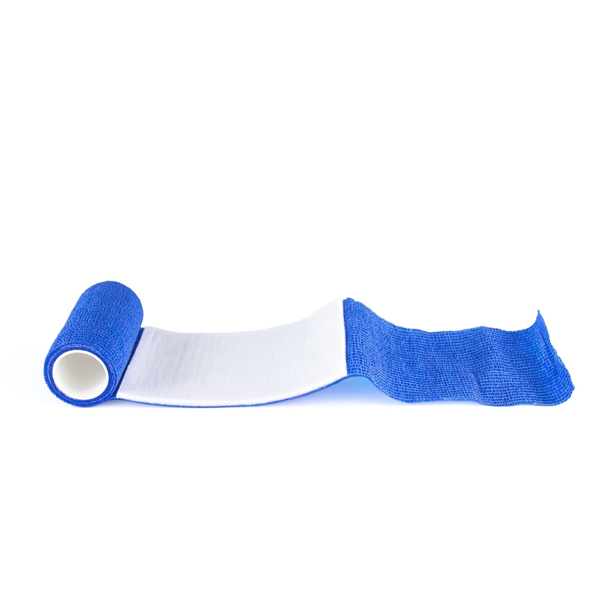 Detectaplast Selbsthaftendes Verbandpäckchen blau mit Komlpresse 8x12cm Image