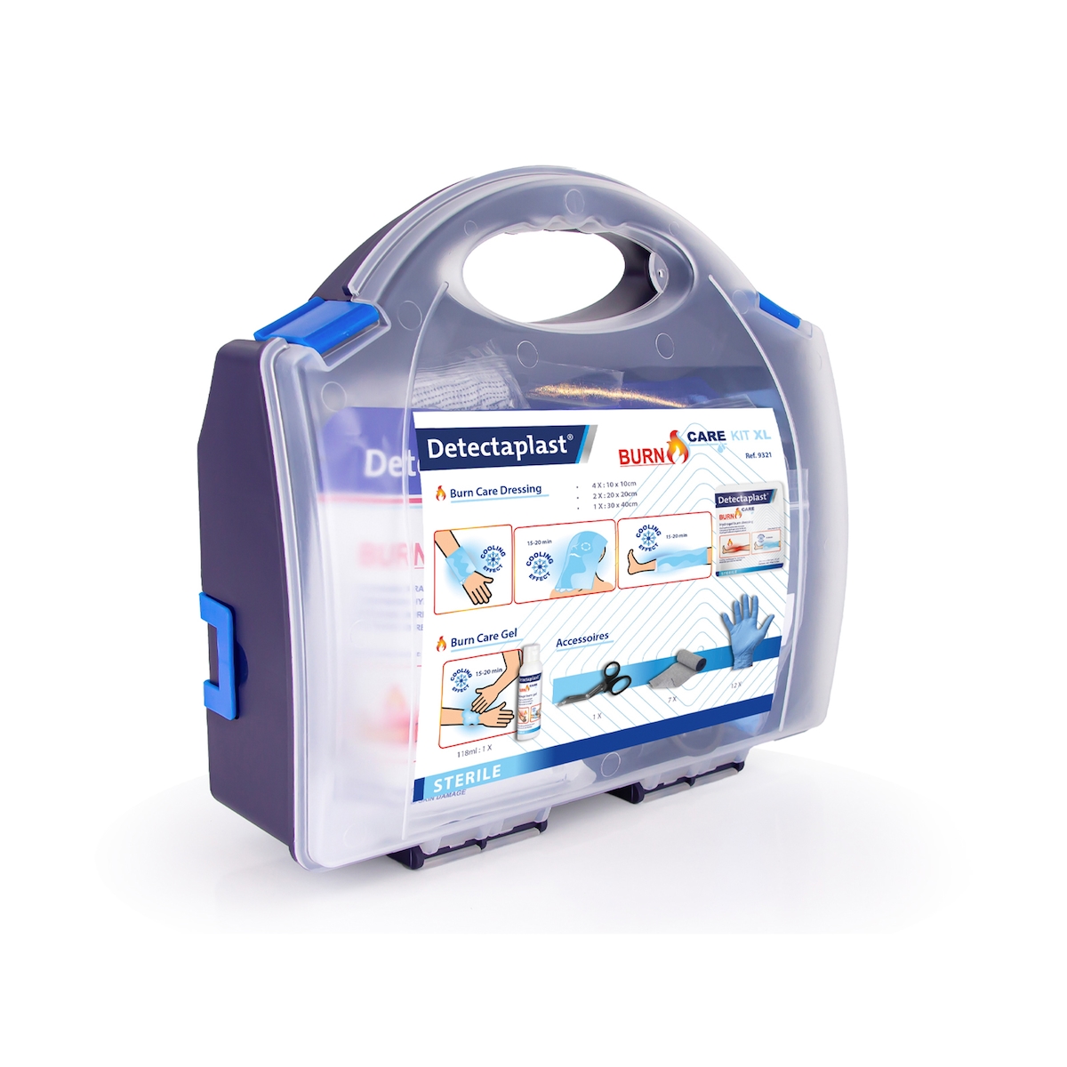 Detectaplast Erste-Hilfe-Koffer Verbrennungen XL Image
