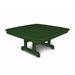 POLYWOOD® Nautical Conversation Outdoor Table Plastic in Green | 18.25 H x 42.5 W x 42.5 D in | Wayfair NCCT44GR