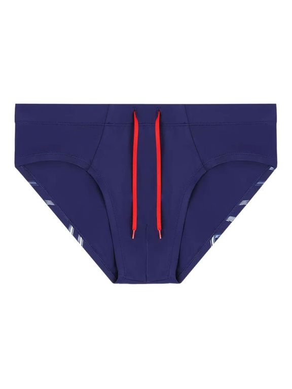 Alfie-D-Core Drawstring Logo Swim Briefs - Blue - DIESEL Beachwear