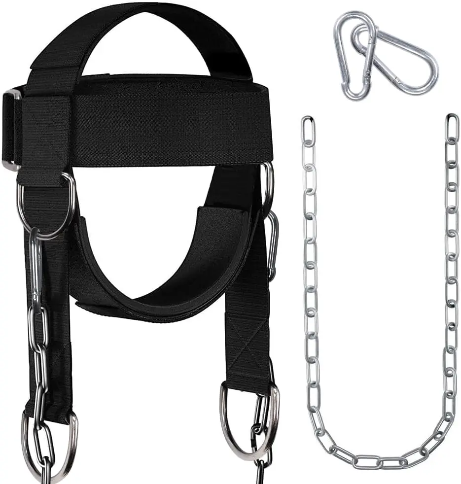 Kopfgeschirr, Sport, Nackentraining, Übungsgurt, Muskelaufbau, Heim-Fitnessstudio für Kraft, Fitness, Gewichtheben, Workout, Boxen, MMA Image