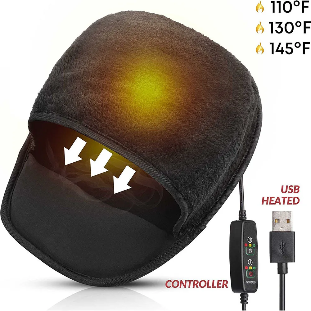 USB-beheiztes Mauspad Winter Dick Warm Büro Laptop Desktop Rutschfest Verstärkt Glatte Tastaturunterlage Image