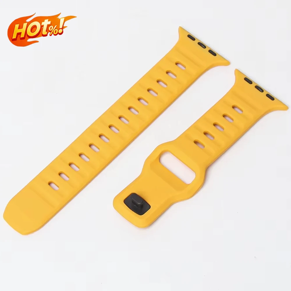 Silikonarmband für Apple Watch Serie 11 10 42mm 46mm 9 8 7 41 45mm Ultra 3 2 49mm 44 40mm Correa Band für iWatch 6 SE 5 4 Image