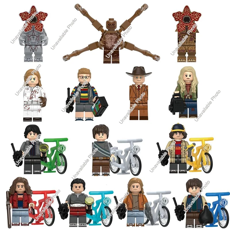 G0186 G0193 G0194 Stranger Building Blocks Zusammenbaubare Bausteine Mini-Actionfiguren Filmfiguren Geschenke für Kinder Image