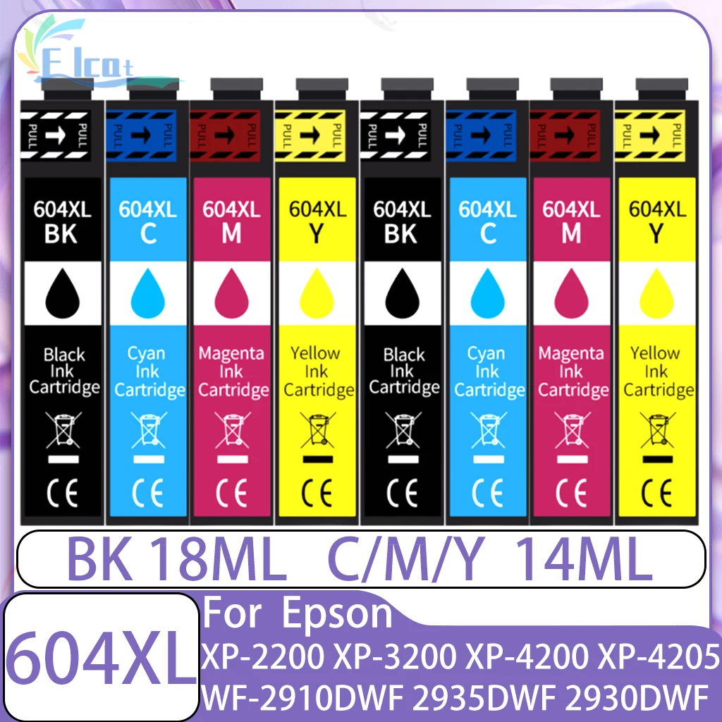 604 604XL T604 T604XL Tintenpatrone für Epson kompatibel für Epson XP-2200 XP-2205 XP-3200 XP-3205 XP-4200 XP-4205 Drucker Image