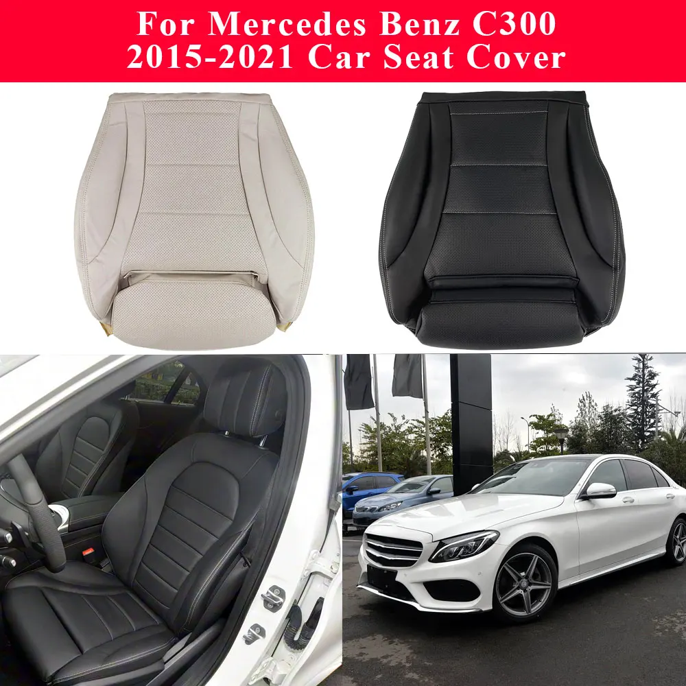 Für Mercedes Benz C300 2015 2016 2017 2018-2021 Autositzbezug Benutzerdefinierter Vordersitz Linkslenker unten Wasserdichter Sitzbezug Image