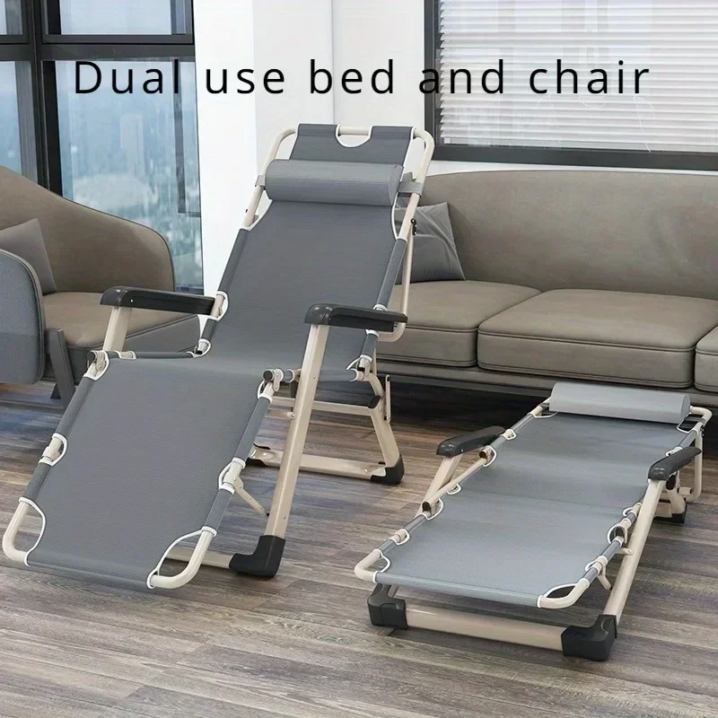 Liegestuhl für die Mittagspause, Stuhl im Innenhof, Strandkorb, Büro-Klappbett, tragbarer Mittagspausenbalkon im Freien