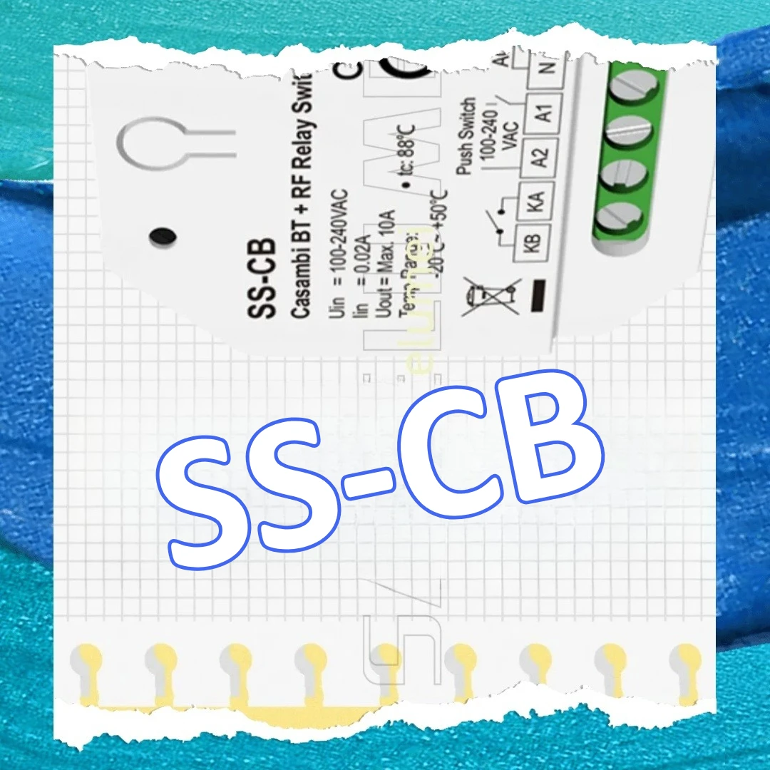 100-240VAC SS-CB SKYDANCE NEU APP Casambi Bluetooth + RF-Relaisschalter Kann auf einer Schiene oder in einem Standard-Wandanschlusskasten montiert werden Image