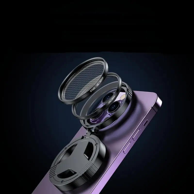 1 Set 52 MM CPL Filter Kit Magnetische Zirkular Polarisator Kamera Objektiv Clip Professionelle Telefon Kamera Objektiv Für Magsafe Telefon 16 Image